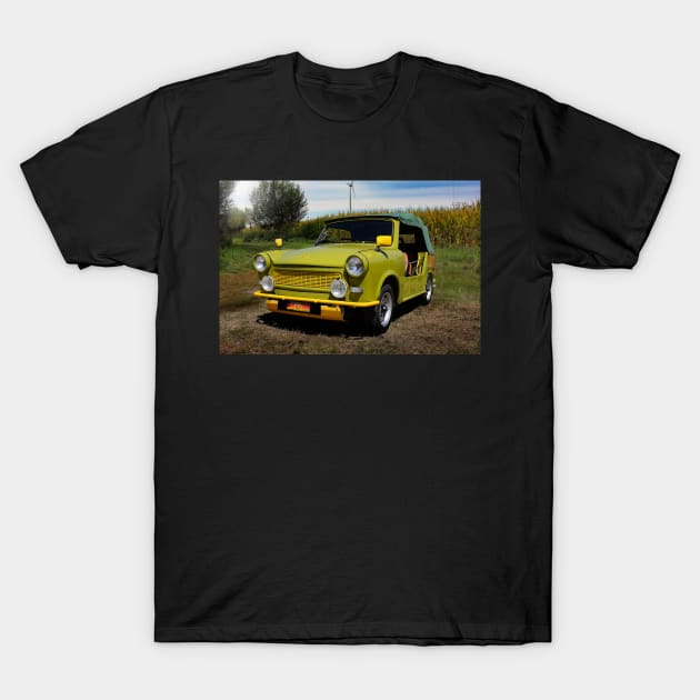 gdr classic car, trabant cabriolet T-Shirt by hottehue